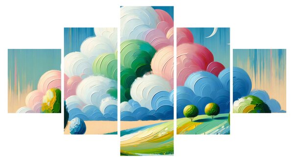 Obraz - Krajinka s mrakem (125x70 cm)