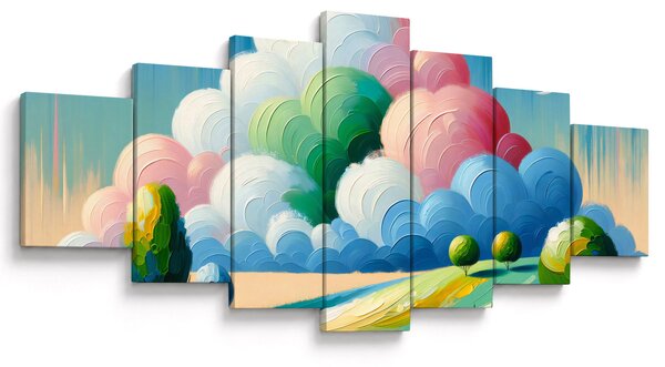Obraz - Krajinka s mrakem (210x100 cm)