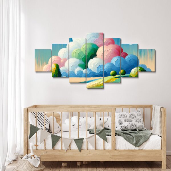 Obraz - Krajinka s mrakem (210x100 cm)