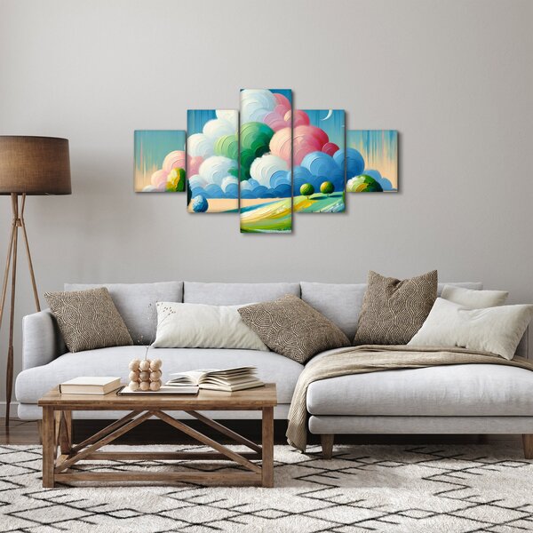 Obraz - Krajinka s mrakem (125x70 cm)