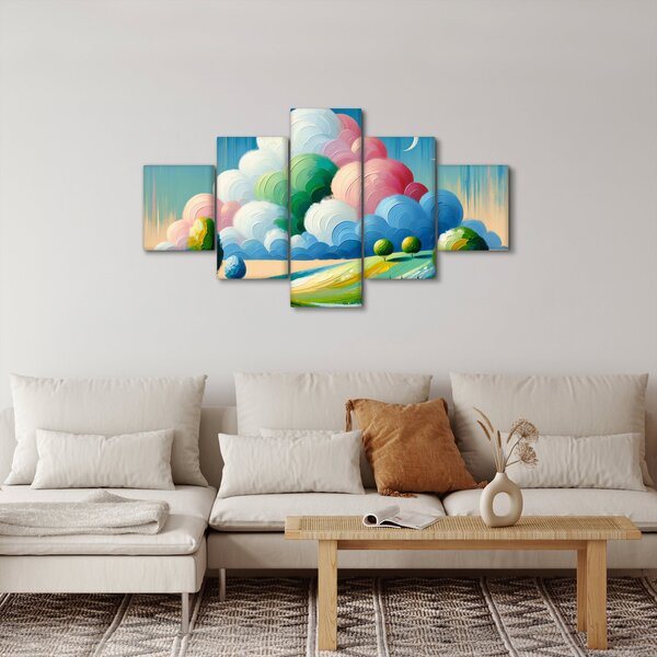 Obraz - Krajinka s mrakem (125x70 cm)