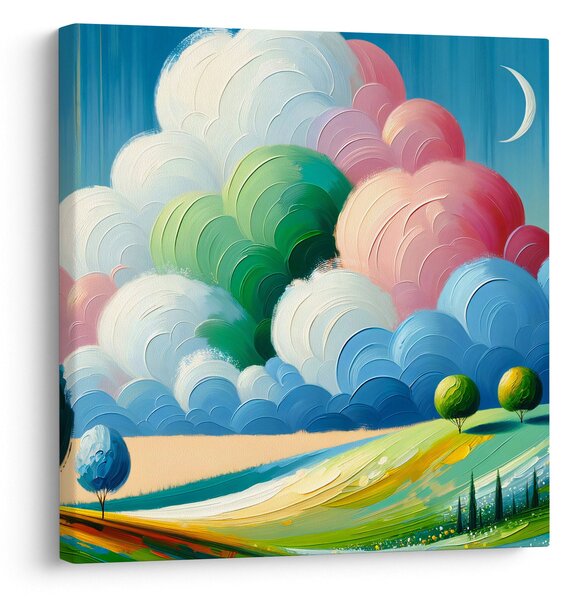 Obraz - Krajinka s mrakem (30x30 cm)