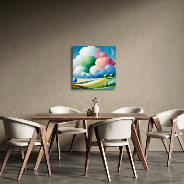 Obraz - Krajinka s mrakem (30x30 cm)