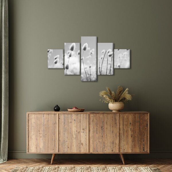Obraz - Boho bunny tail grass (125x70 cm)