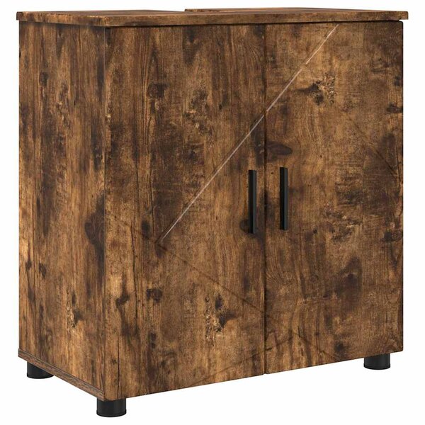 Sada koupelnového nábytku 2 ks Kouřový dub 61 x 35 x 64 cm 3392938