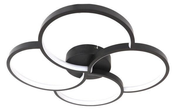 Brilagi - LED Stropní svítidlo VELO LED/42W/230V 4000K pr. 52 cm černá