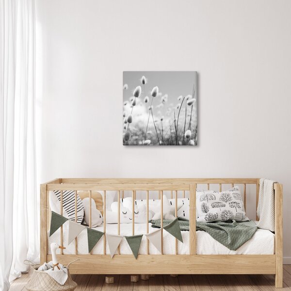 Obraz - Boho bunny tail grass (30x30 cm)