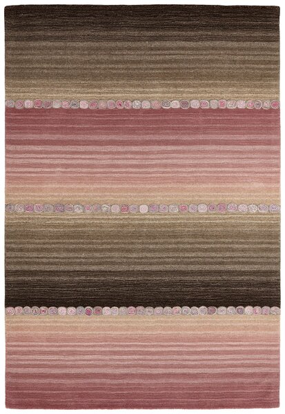 ORIENTÁLNÍ KOBEREC, 90/160 cm šedá, pink Cazaris - Orientální koberce