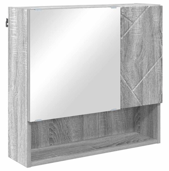 Sada koupelnového nábytku 4 ks Šedá Sonoma 35 x 30 x 192 cm 3393089