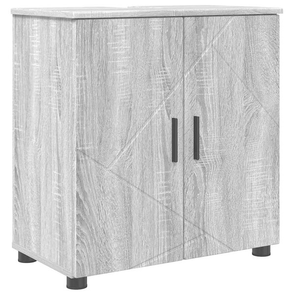Sada koupelnového nábytku 4 ks Šedá Sonoma 35 x 30 x 192 cm 3393089