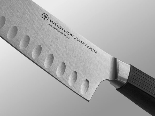 Wüsthof - Kuchyňský nůž santoku PARTNER 17 cm černá