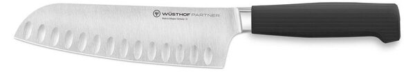 Wüsthof - Kuchyňský nůž santoku PARTNER 17 cm černá