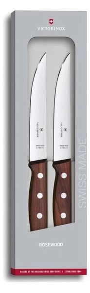 Victorinox - Sada steakových nožů WOOD 14 cm 2 ks javor