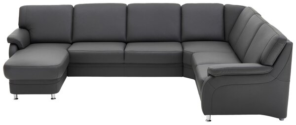 SEDACÍ SOUPRAVA, kůže, antracitová Beldomo Premium - Sedací soupravy