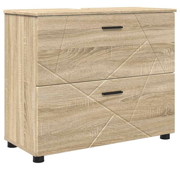 Sada koupelnového nábytku 2 ks Sonoma dub 76,5 x 35 x 64 cm 3393015
