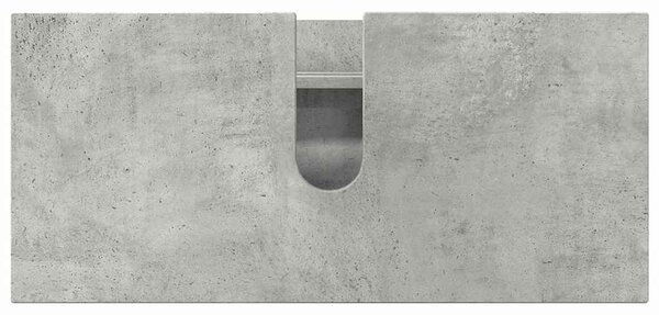 Sada koupelnového nábytku 2 ks Betonově šedá 76,5 x 35 x 64 cm 3393016