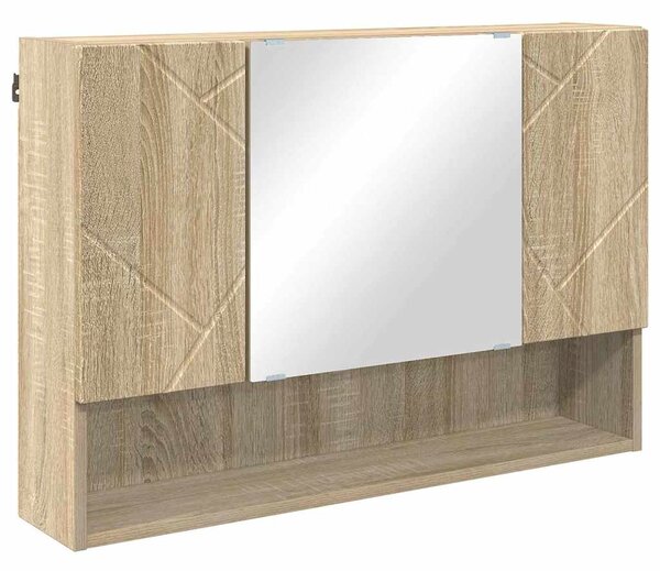 Sada koupelnového nábytku 2 ks Sonoma dub 76,5 x 35 x 64 cm 3393015
