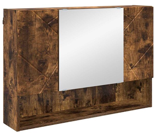 Sada koupelnového nábytku 4 ks Kouřový dub 35 x 30 x 192 cm 3393048