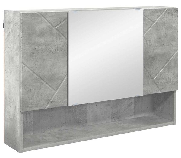 Sada koupelnového nábytku 5 ks Betonově šedá 35 x 30 x 192 cm 3393066