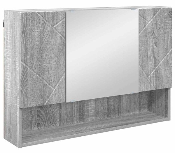 Sada koupelnového nábytku 2 ks Šedá Sonoma 76,5 x 35 x 64 cm 3393019