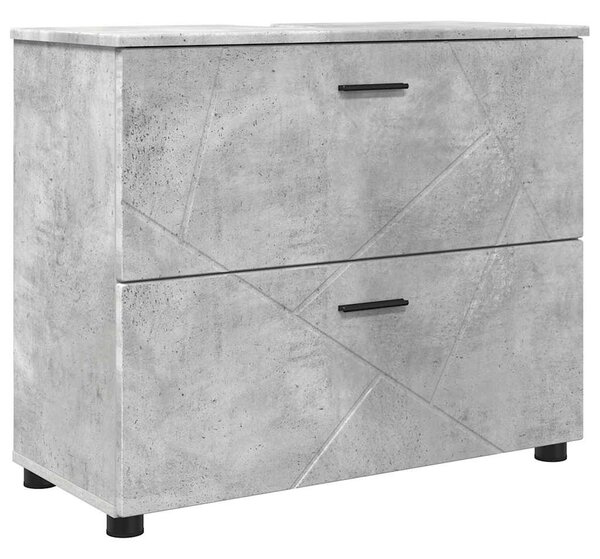 Sada koupelnového nábytku 5 ks Betonově šedá 35 x 30 x 192 cm 3393066