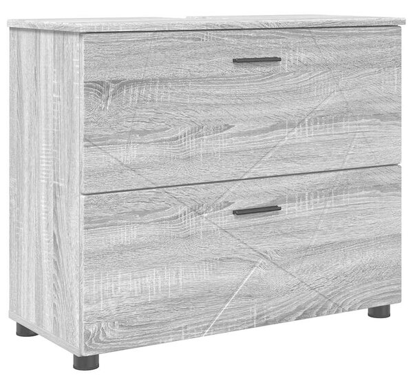 Sada koupelnového nábytku 2 ks Šedá Sonoma 76,5 x 35 x 64 cm 3393019