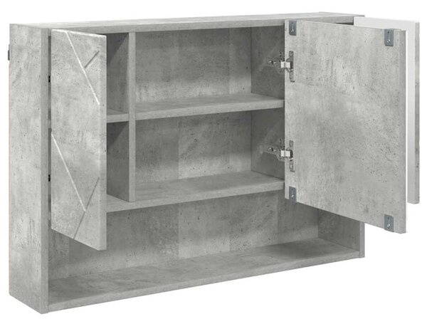 Sada koupelnového nábytku 3 ks Betonově šedá 76,5 x 35 x 64 cm 3393026