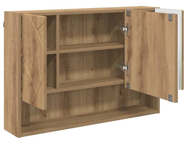 Sada koupelnového nábytku 3 ks Artisanový dub 76,5 x 35 x 64 cm 3393032