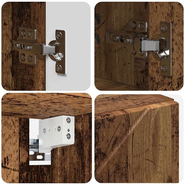Sada koupelnového nábytku 5 ks Staré dřevo 35 x 30 x 192 cm 3393071