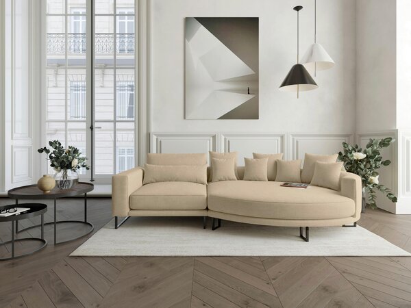 POHOVKA BIG SOFA, textil, béžová Livetastic - Pohovky, Online Only