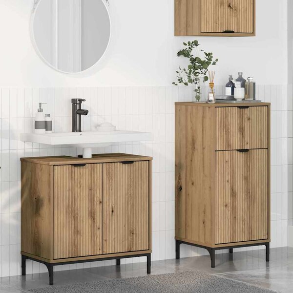 Sada koupelnového nábytku 2 ks Artisanový dub 3393102