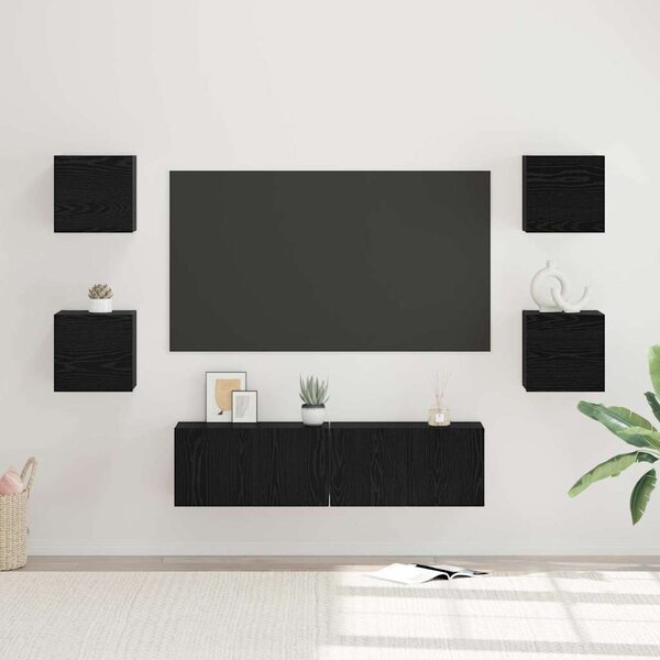 Sestava TV skříněk 6 ks Černý dub Kompozitní dřevo 3393142