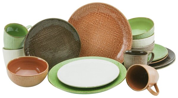 KOMBINOVANÁ SOUPRAVA, 16dílné, kamenina Creatable - Online Only nádobí, Online Only
