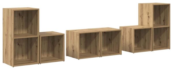 Sestava TV skříněk 6 ks Artisanový dub Kompozitní dřevo 3393164