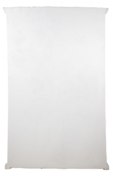 Bílá dřevěná knihovna Elke – 120x36x195 cm