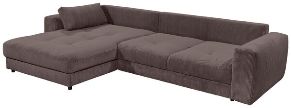 ROHOVÁ SEDAČKA, textil, kompozitní dřevo, mokka MID.YOU - Sedací soupravy, Online Only