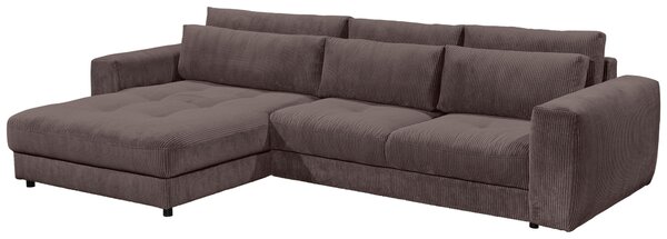ROHOVÁ SEDAČKA, textil, kompozitní dřevo, mokka MID.YOU - Sedací soupravy, Online Only