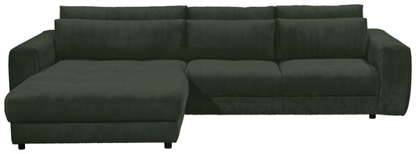 ROHOVÁ SEDAČKA, textil, kompozitní dřevo, tmavě zelená MID.YOU - Sedací soupravy, Online Only