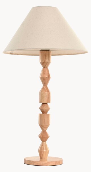 Stolní lampa se lněným stínidlem Orleno