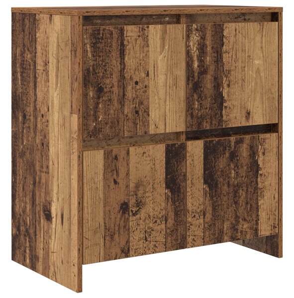 Servírovací skříň 2 ks Staré dřevo 70 x 41 x 75 cm 3393300