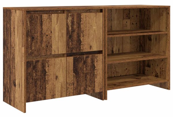 Servírovací skříň 2 ks Staré dřevo 70 x 41 x 75 cm 3393300