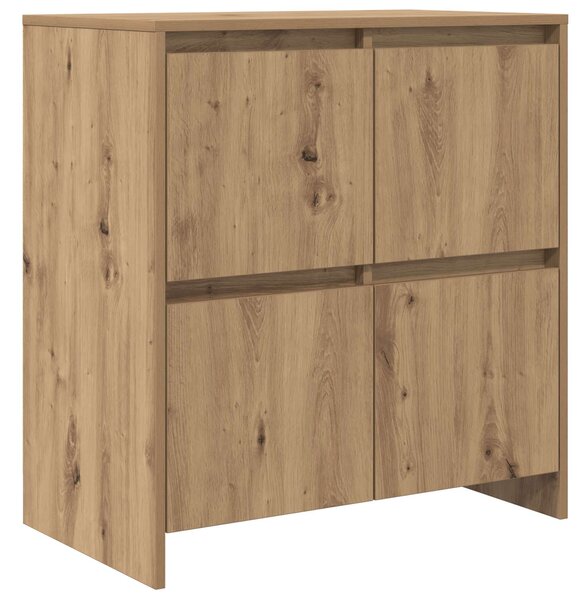 Servírovací skříň 2 ks Artisanový dub 70 x 41 x 75 cm 3393302