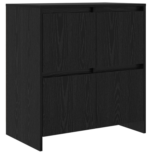 Servírovací skříň 2 ks Černý dub 70 x 41 x 75 cm 3393301