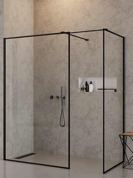 New Trendy New Modus Black sprchový kout walk-in obdélníkový 140x120 cm EXK0121