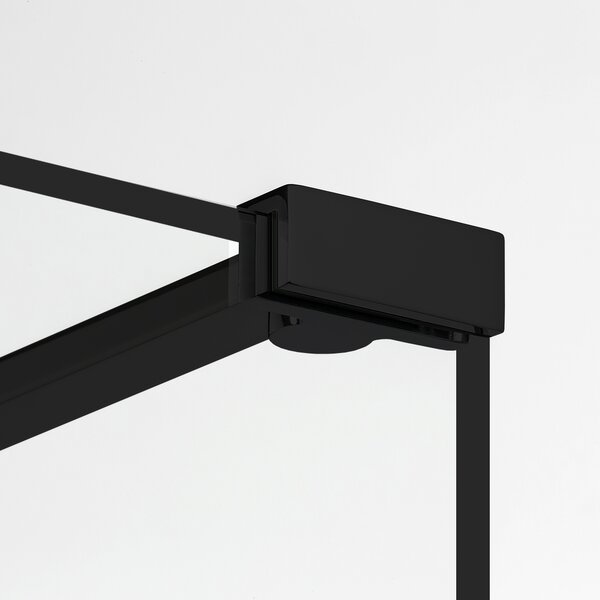 New Trendy New Modus Black sprchový kout walk-in 150x90 cm obdélníkový černá matný/průhledné sklo EXK-0122