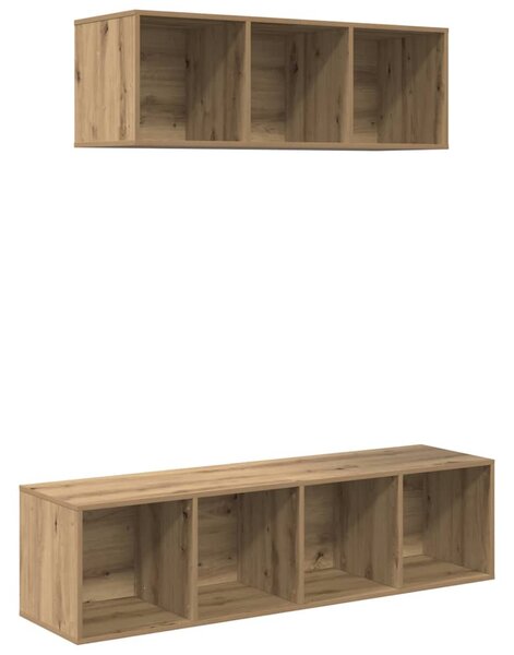Sestava TV skříněk 2 ks Artisanový dub Kompozitní dřevo 3393356