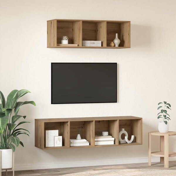 Sestava TV skříněk 2 ks Artisanový dub Kompozitní dřevo 3393356