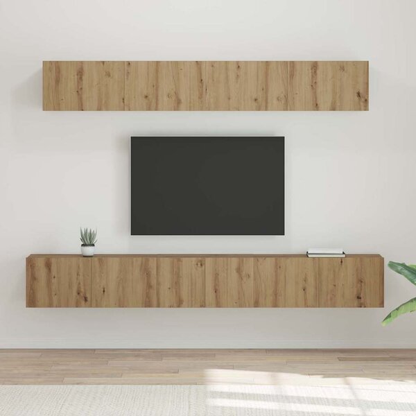 Sestava TV skříněk 5 ks Artisanový dub Kompozitní dřevo 3393386