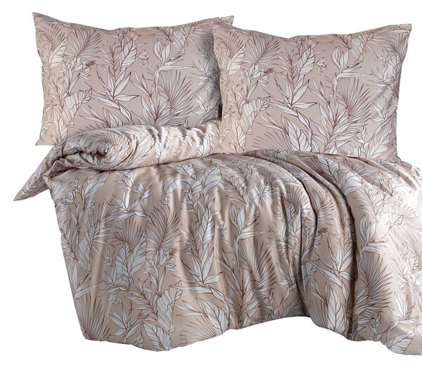 SATENOVÉ LOŽNÍ POVLEČENÍ SATINLOVE EXCLUSIVE PALMIRA 160X200 CM, 2KS 70X80 CM VZOROVANÉ