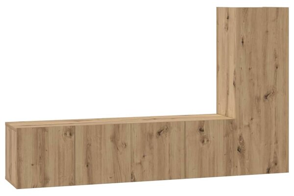 Sestava TV skříněk 3 ks Artisanový dub Kompozitní dřevo 3393404